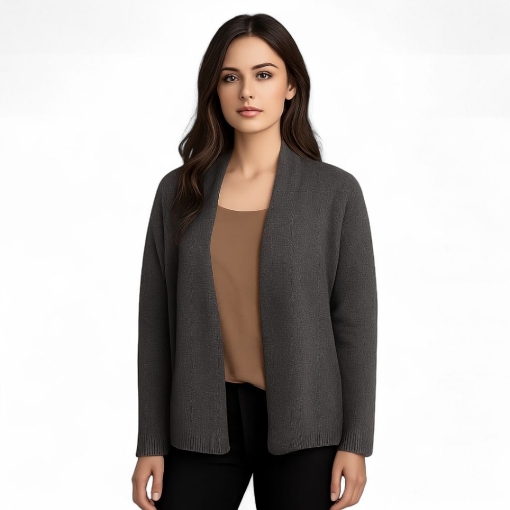 APT. 9 Cashmere Open Cardigan Organic Sweater Women's S